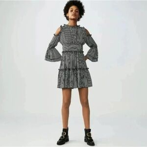 Maje Radise Cold Shoulder Dress